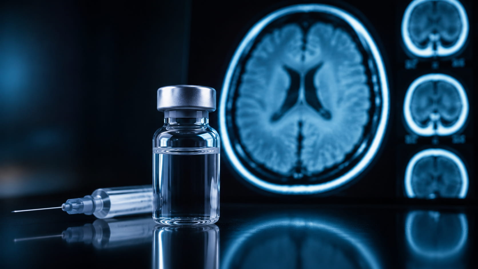 Contrast Media – vial and diagnostic scan