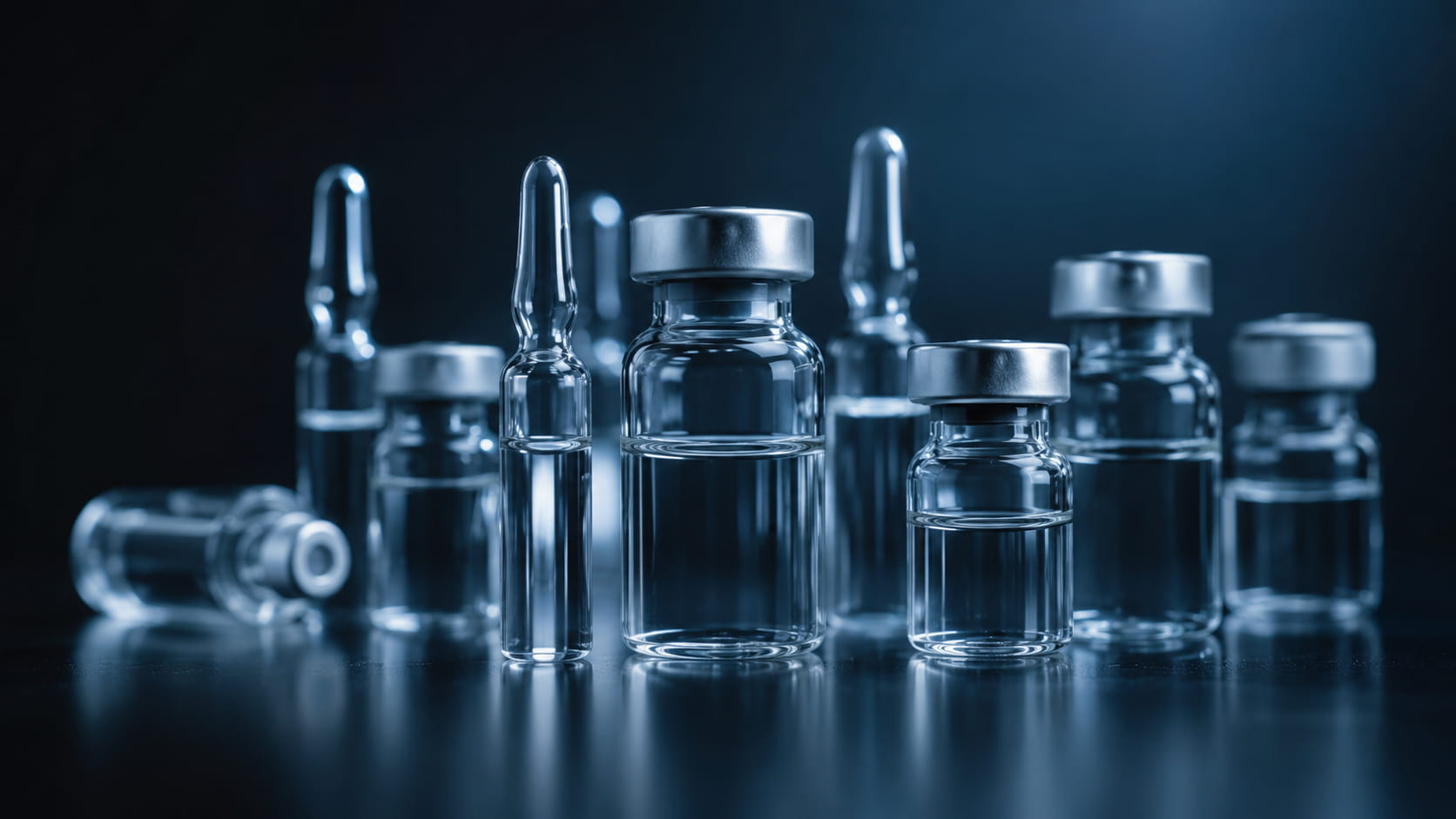 General Injectables – sterile vials and ampoules