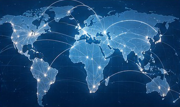 Global Reach – world map connections